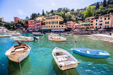Portofino, İtalyan ünlü tatil beldesi.