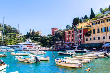 Portofino, İtalyan ünlü tatil beldesi.