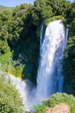 Cascata delle Marmore'un en iyi görünümü, İtalya