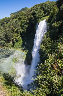 Cascata delle Marmore'un en iyi görünümü, İtalya