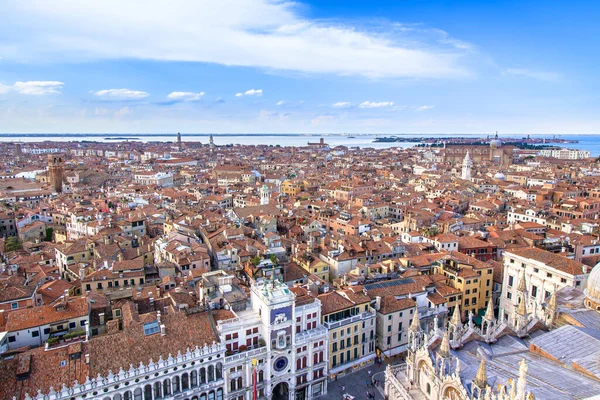 ヴェネツィア イタリアの有名な都市の空中ビュー — ストック写真