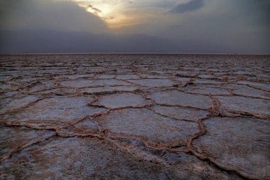 Badwater Havzası Gün Batımı