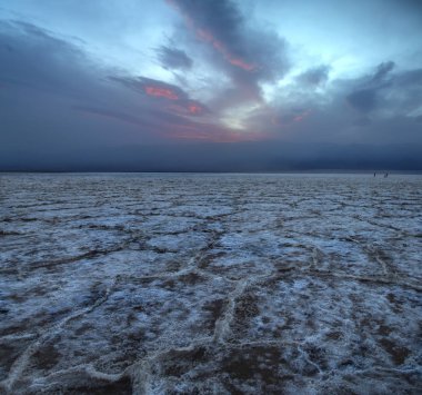 Badwater Havzası Gün Batımı