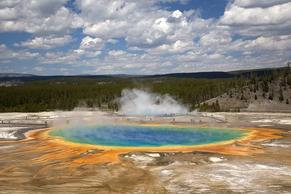 Grand Prismatic Spring — Stockfoto