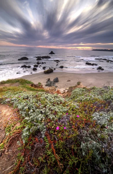 Stilla havet solnedgång — Stockfoto