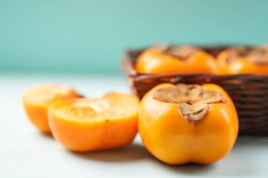 Renk arka plan, sağlıklı meyve olgun hurma meyve