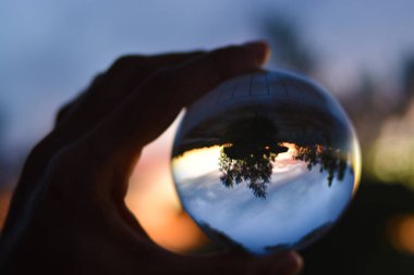 Lensball 'la fotoğraf çekmek
