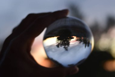Lensball 'la fotoğraf çekmek