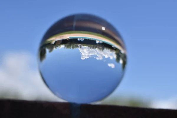 Photographing Lensball — Stock Photo, Image