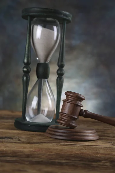 Anwälte Büro Hintergrund Gesetz Symbole Komposition Auf Grauem Stein Hintergrund — Stockfoto