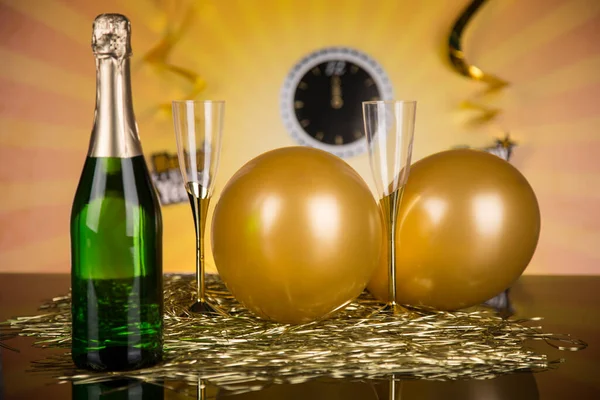 New Year Eve Champagne New Year — Stock Photo, Image