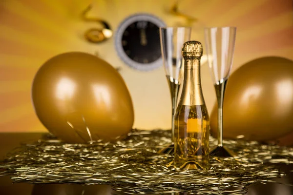 New Year Eve Champagne New Year — Stock Photo, Image
