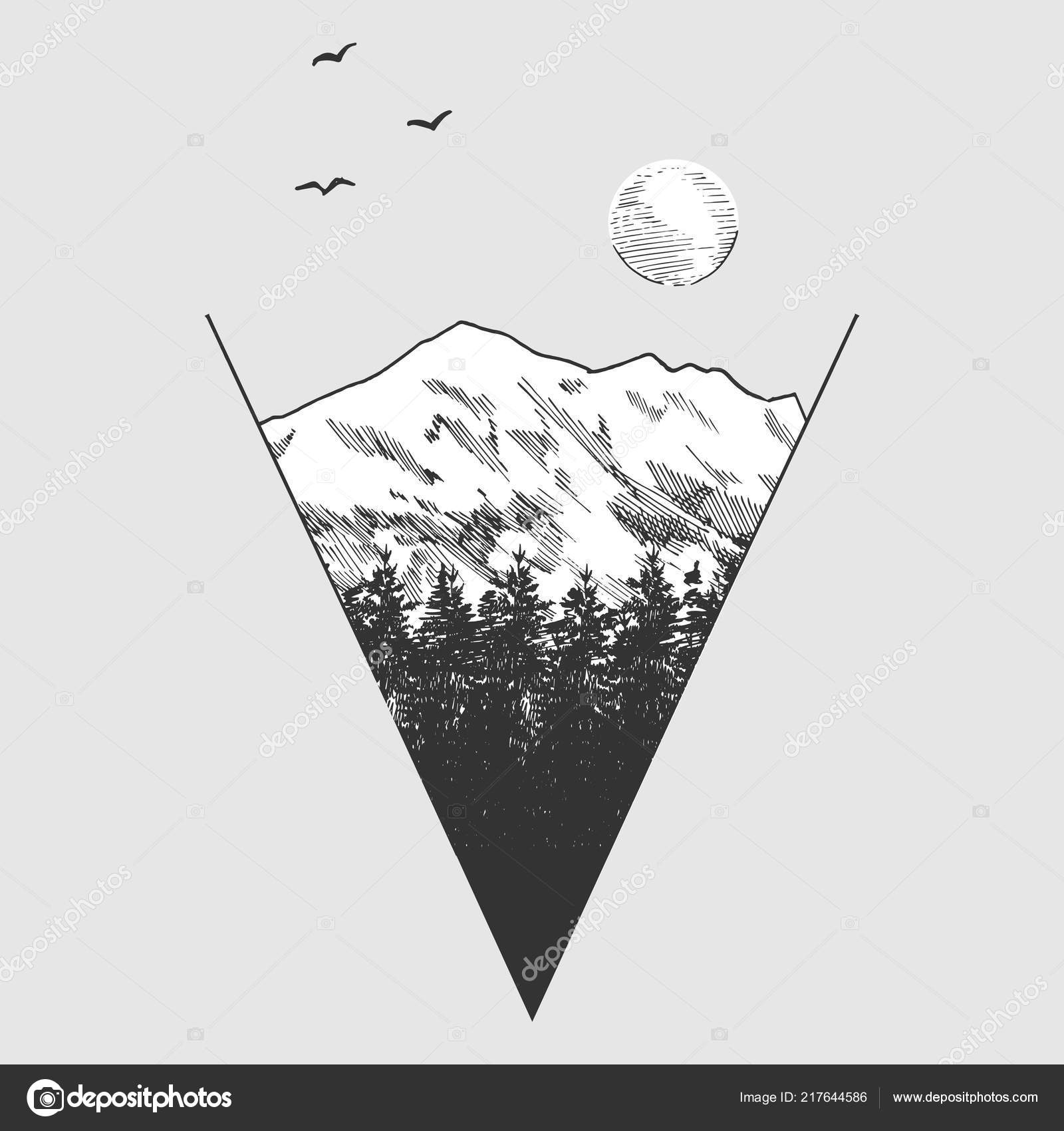 Free Free Geometric Mountain Svg 361 SVG PNG EPS DXF File