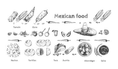 Sombrero ve maracas dekorasyon seti
