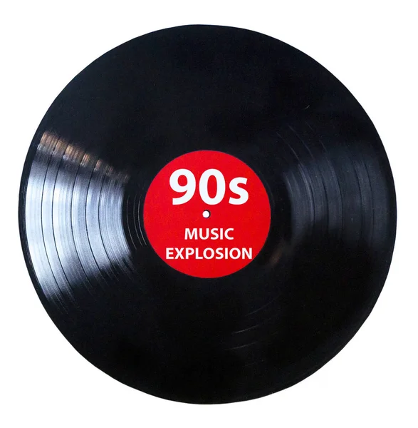 Est Temps Pour Les Années Vinyl Record Play Music Vintage — Photo