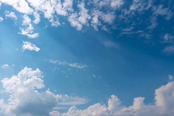 Achtergrond Van Blauwe Lucht Met Wolken Dag — Stockfoto