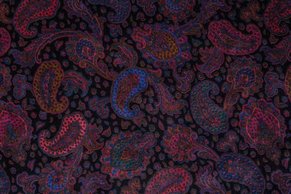 Çiçek izli kadife kumaşın arka planı