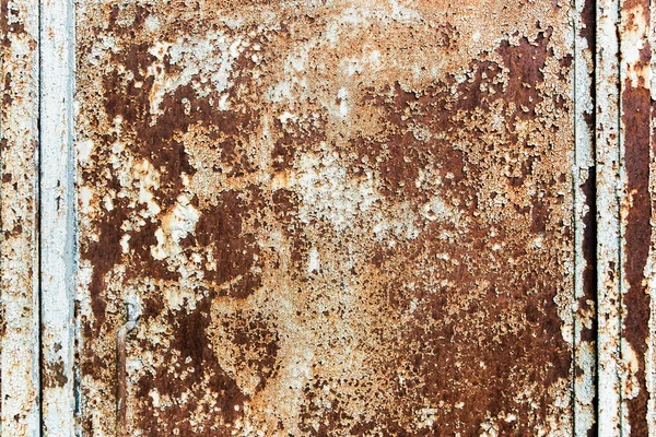 Rachado Pintura Textura Antiga Metal Com Rust Paint Fundo Vintage — Fotografia de Stock