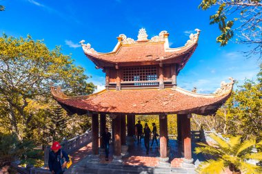 Con Dao Adası, Vietnam - 25 Mayıs 2020 Con Dao Adası Van Son Pagoda