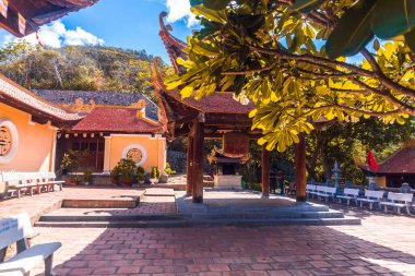 Con Dao Adası, Vietnam - 25 Mayıs 2020 Con Dao Adası Van Son Pagoda