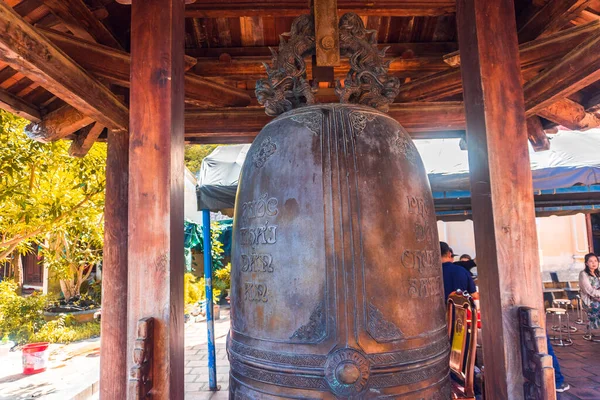 Old copper bell in Van Son Pagoda in Con Dao island, Vietnam