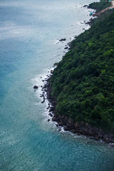 Deniz Dalgaları Vietnam Kien Giang Phu Quoc Adasındaki Mong Tay — Stok fotoğraf