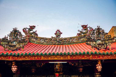 Ho Chi Minh şehri, Vietnam - 11 Ocak 2020: Ha Chuong Hoi Pagoda, Cholon (Çin Mahallesi), Ho Chi Minh Şehri (Saygon), Vietnam