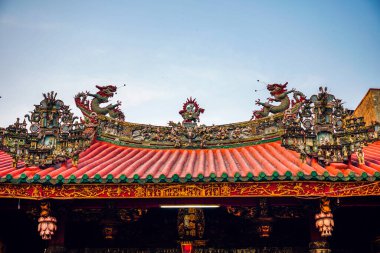 Ho Chi Minh şehri, Vietnam - 11 Ocak 2020: Ha Chuong Hoi Pagoda, Cholon (Çin Mahallesi), Ho Chi Minh Şehri (Saygon), Vietnam