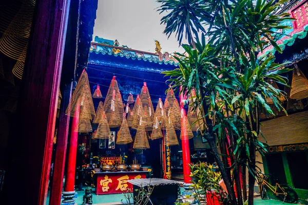 Chi Minh City Vietnam Jan 2020 Entrance Gate Thien Hau — Stock Photo, Image