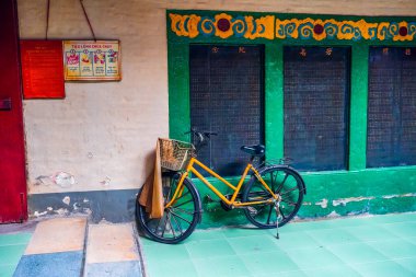 Ho Chi Minh Şehri, Vietnam - JAN 11,2020: Thien Hau Tapınağı (Hoi quan Quang Trieu pagoda) - Ho Chi Minh Şehri (Saigon), Vietnam