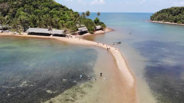 Veduta Aerea Dell Arcipelago Lua Altro Nome Binh Tri Kien — Video Stock