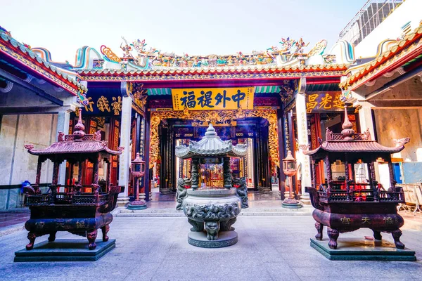 Chi Minh City Vietnam Jan 2020 Nghia Temple Hoi Quan — Stock Photo, Image