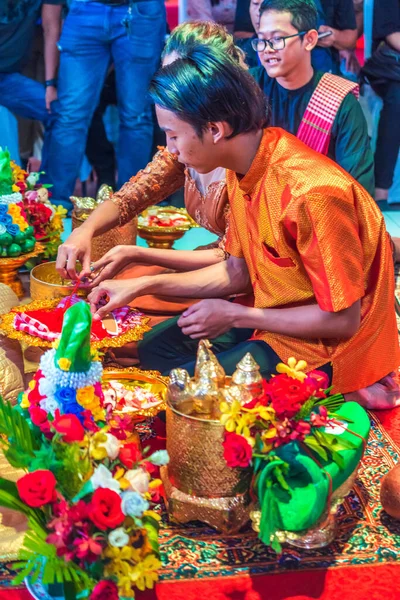 Chi Minh Stad Vietnam Juni 2020 Uitzicht Khmer Bruiloft Dit — Stockfoto