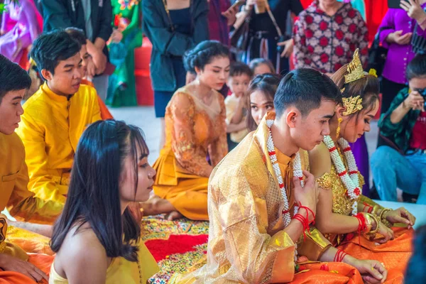 Cidade Chi Minh Vietnã Junho 2020 Vista Casamento Khmer Este — Fotografia de Stock