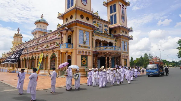 Miasto Chi Minh Prowincja Tay Ninh Wietnam Czerwca 2020 Tradycyjne — Zdjęcie stockowe