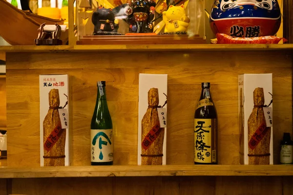 Мин Вьетнам Июня 2020 Года Японское Оформление Японском Суши Ресторане — стоковое фото