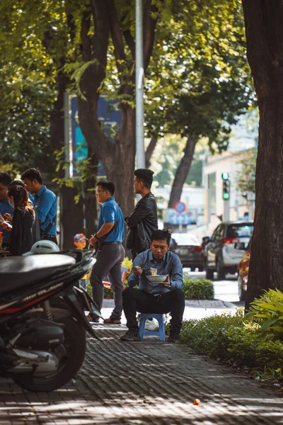 Saigão Vietnã Julho 2020 Ruas Saigão Cidade Chi Minh Cena — Fotografia de Stock