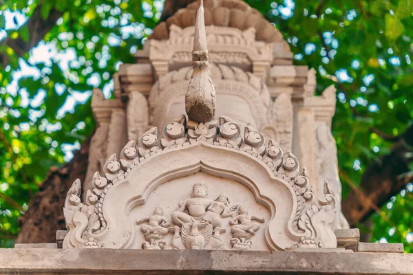 Decoration Wat Chantaransay Candaransi Pagoda Khmer Pagoda 2020 Chi Minh — Stock Photo, Image