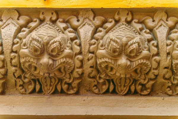 Dekoration Inneren Des Wat Chantaransay Oder Der Candaransi Pagode Khmer — Stockfoto