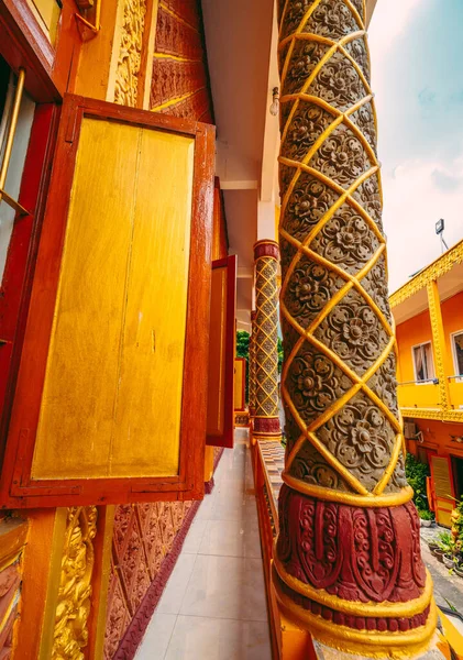 Cidade Chi Minh Vietnã Julho 2020 Vista Wat Chantaransay Pagode — Fotografia de Stock