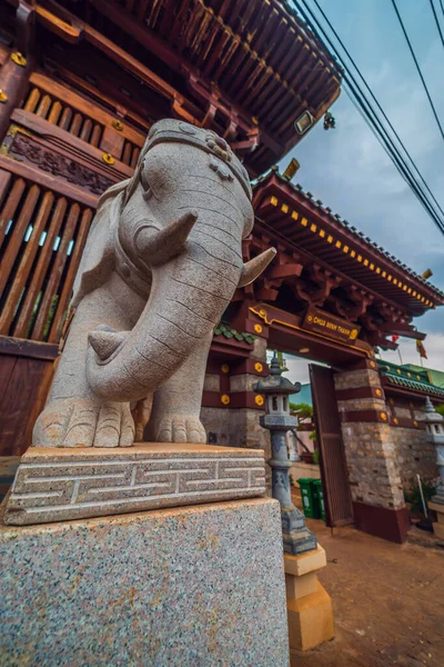 Pleiku Vietnã Julho 2020 Vista Frontal Portão Pagode Minh Thanh — Fotografia de Stock