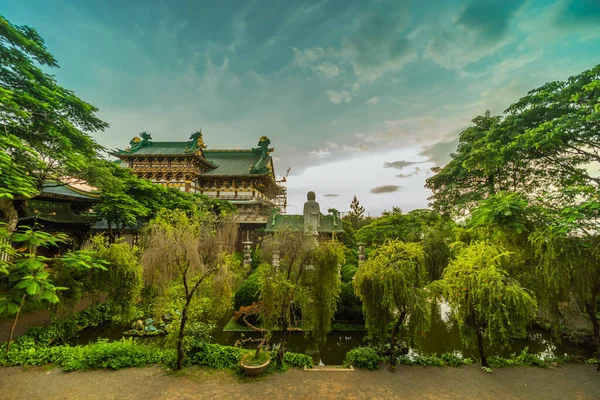 Pleiku Vietnam Juli 2020 Minh Thanh Pagoda Een Majestueuze Boeddhistische — Stockfoto