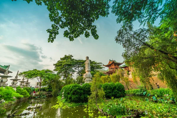 Pleiku Vietnam Temmuz 2020 Minh Thanh Pagoda Pleiku Şehrindeki Görkemli — Stok fotoğraf