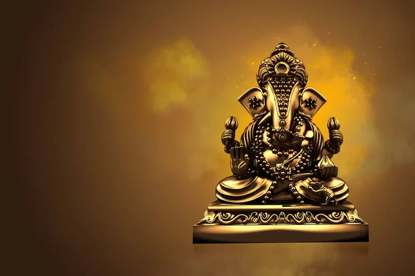 Вибіркове Фокусування Статуї Лорда Ганеші Ganesha Festival Індуїстська Релігія Індійське — стокове фото