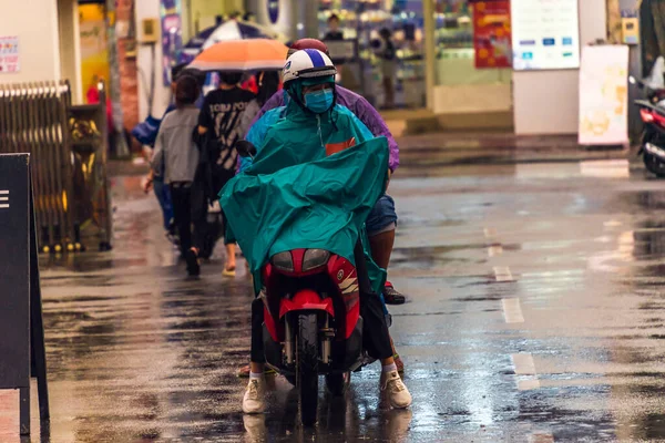 Cidade Chi Minh Vietnã Agosto 2020 Pessoas Locais Que Fazem — Fotografia de Stock