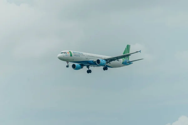 Cidade Chi Minh Vietnã Ago 2020 Bamboo Airways Airbus A320 — Fotografia de Stock