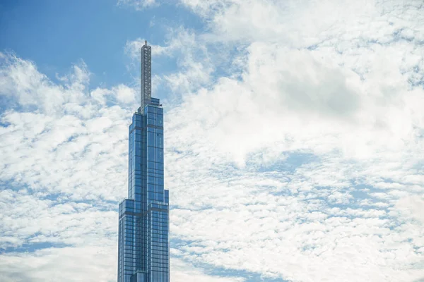 Topp Bild Landmark Super Hög Skyskrapa Centrum Chi Minh City — Stockfoto