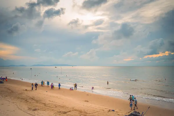 Vung Tau Βιετνάμ Aug 2020 Θέα Ντόπιων Ψαράδων Που Σπρώχνουν — Φωτογραφία Αρχείου