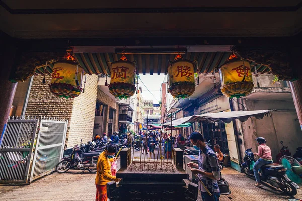 Мин Вьетнам Августа 2020 Года Вид Храм Тысячи Будд Пагоду — стоковое фото
