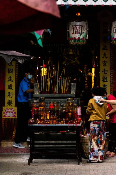 Chi Minh Vietnam Aug 2020 Utsikt Över Thousand Buddha Temple — Stockfoto